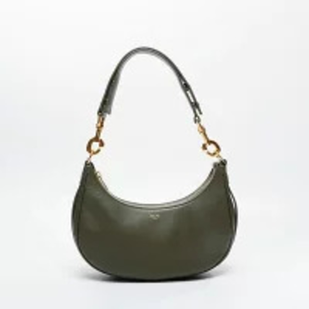 Celine Leather Bag Green Shoulder Ava Hobo